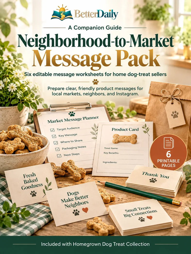 Neighborhood-to-Market Message Pack