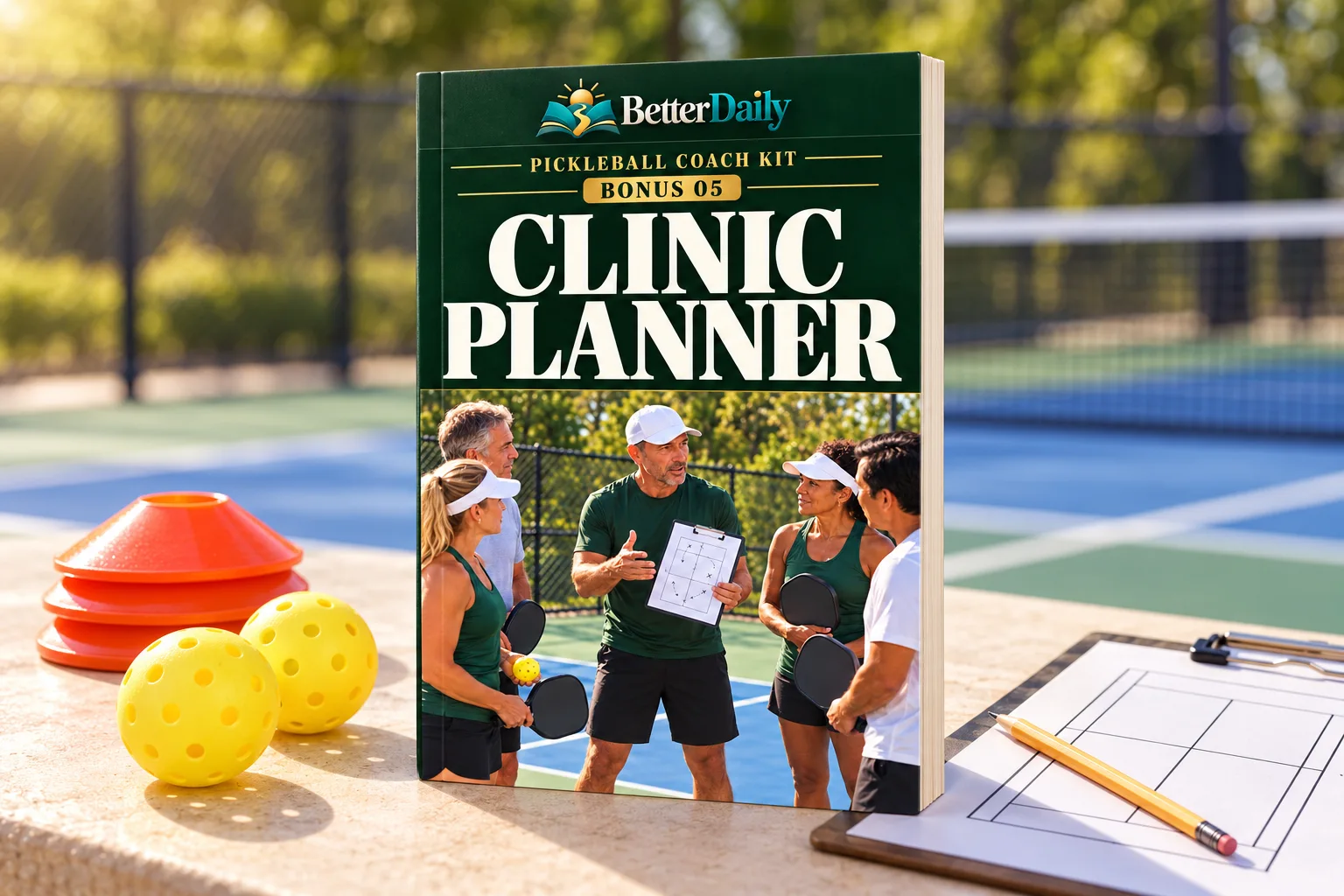 Clinic Planner BetterDaily digital guide mockup