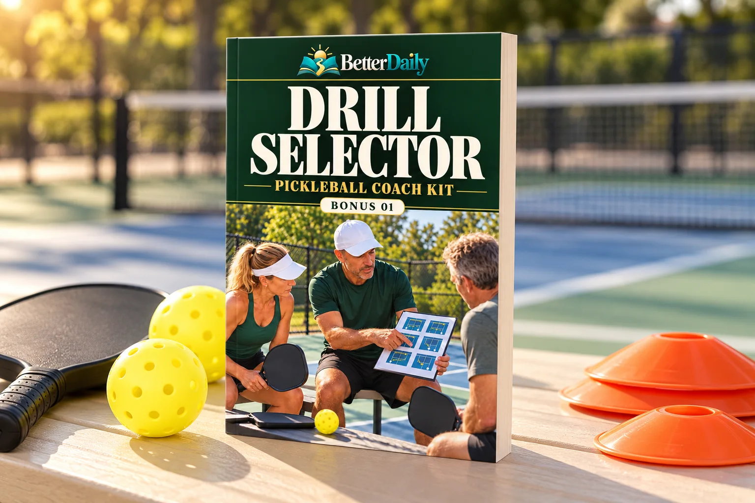 Drill Selector BetterDaily digital guide mockup