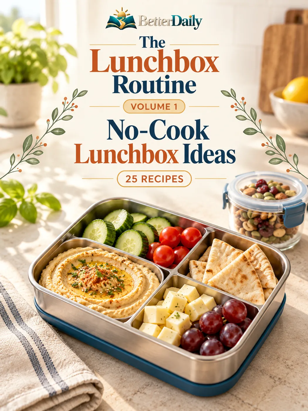 Volume 1: No-Cook Lunchbox Ideas cover