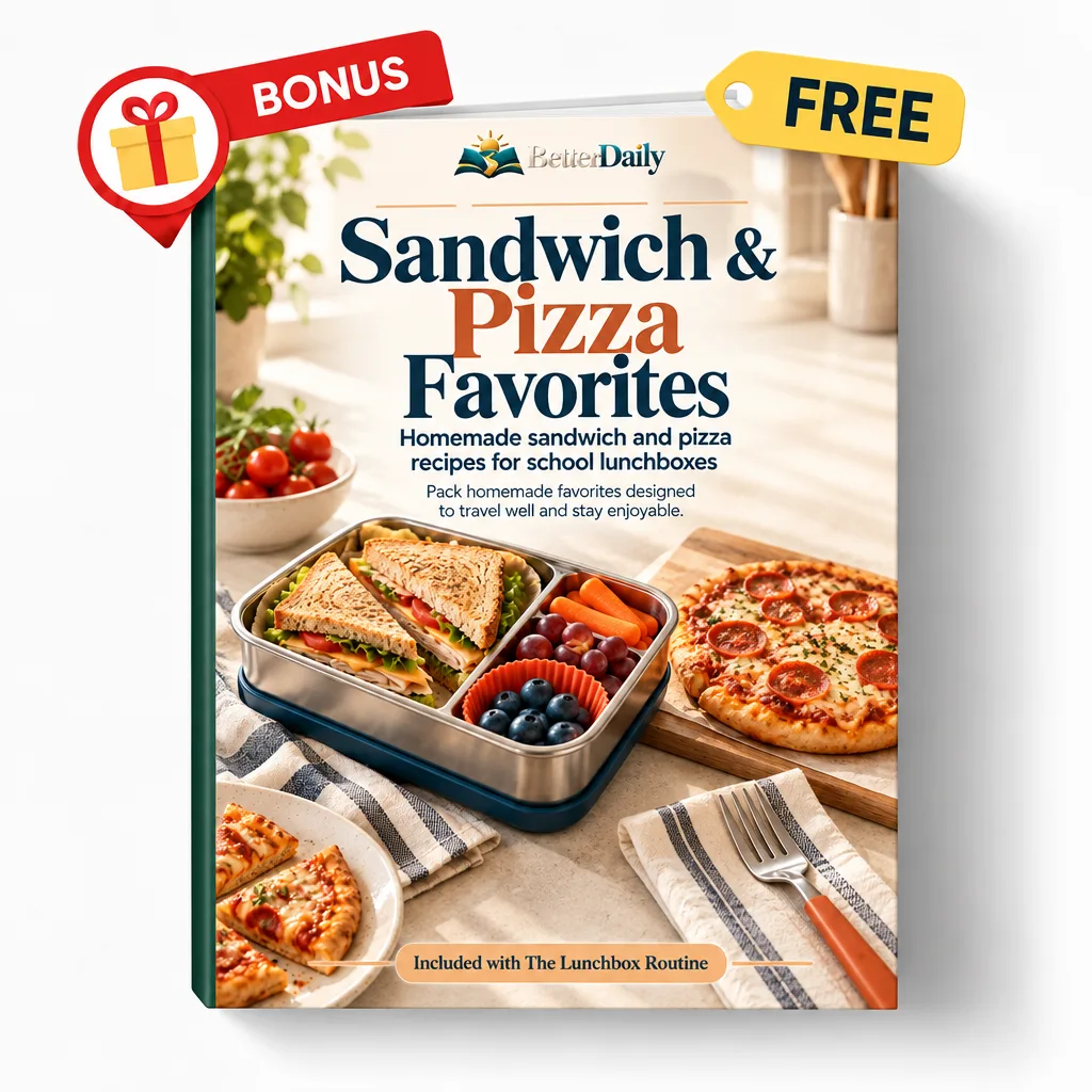 Sandwich & Pizza Favorites bonus cover