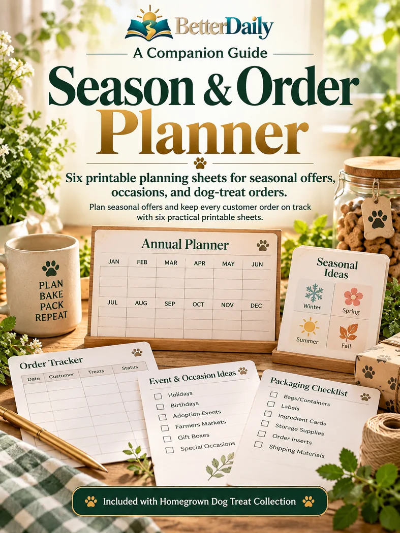 Season & Order Planner