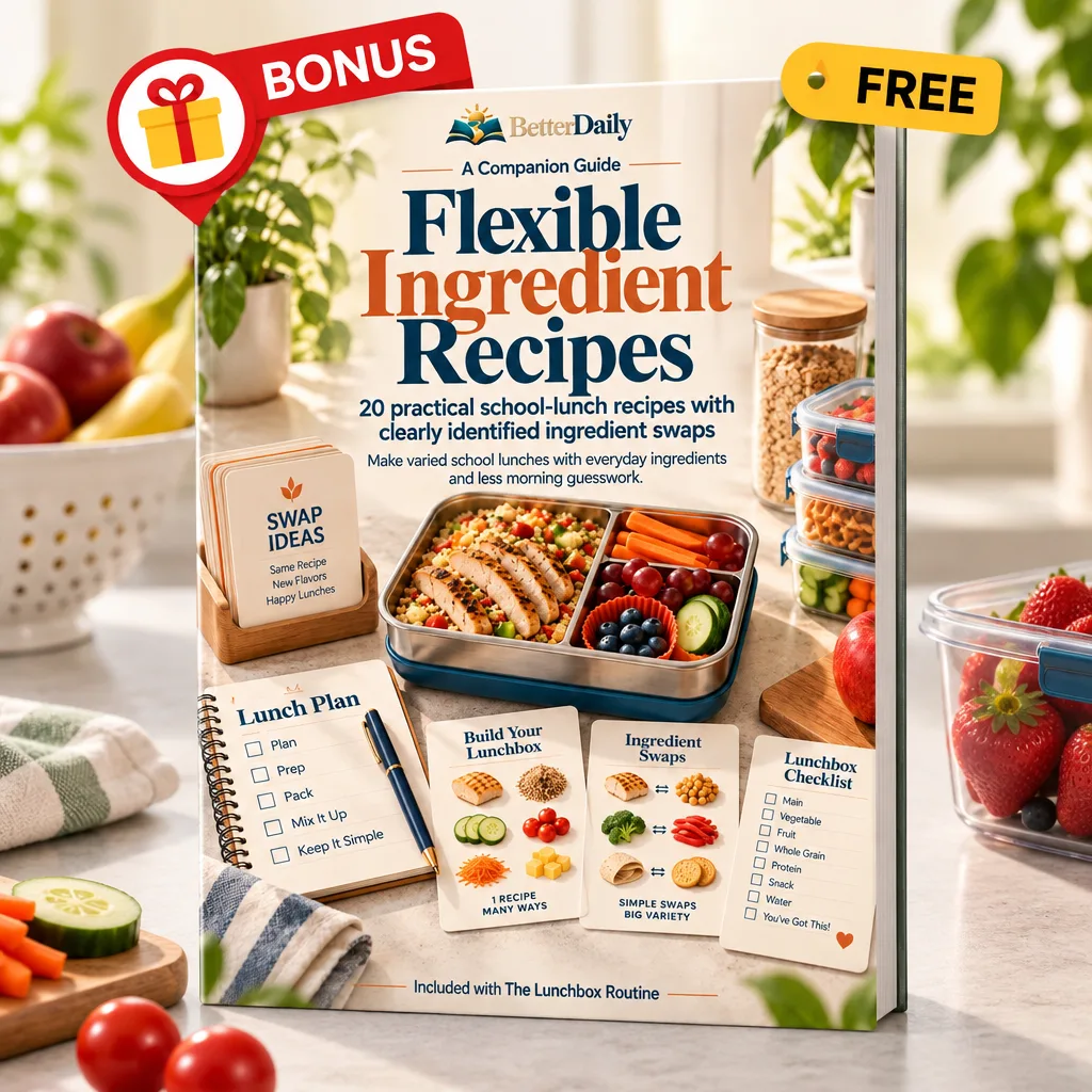 Flexible Ingredient Recipes bonus cover